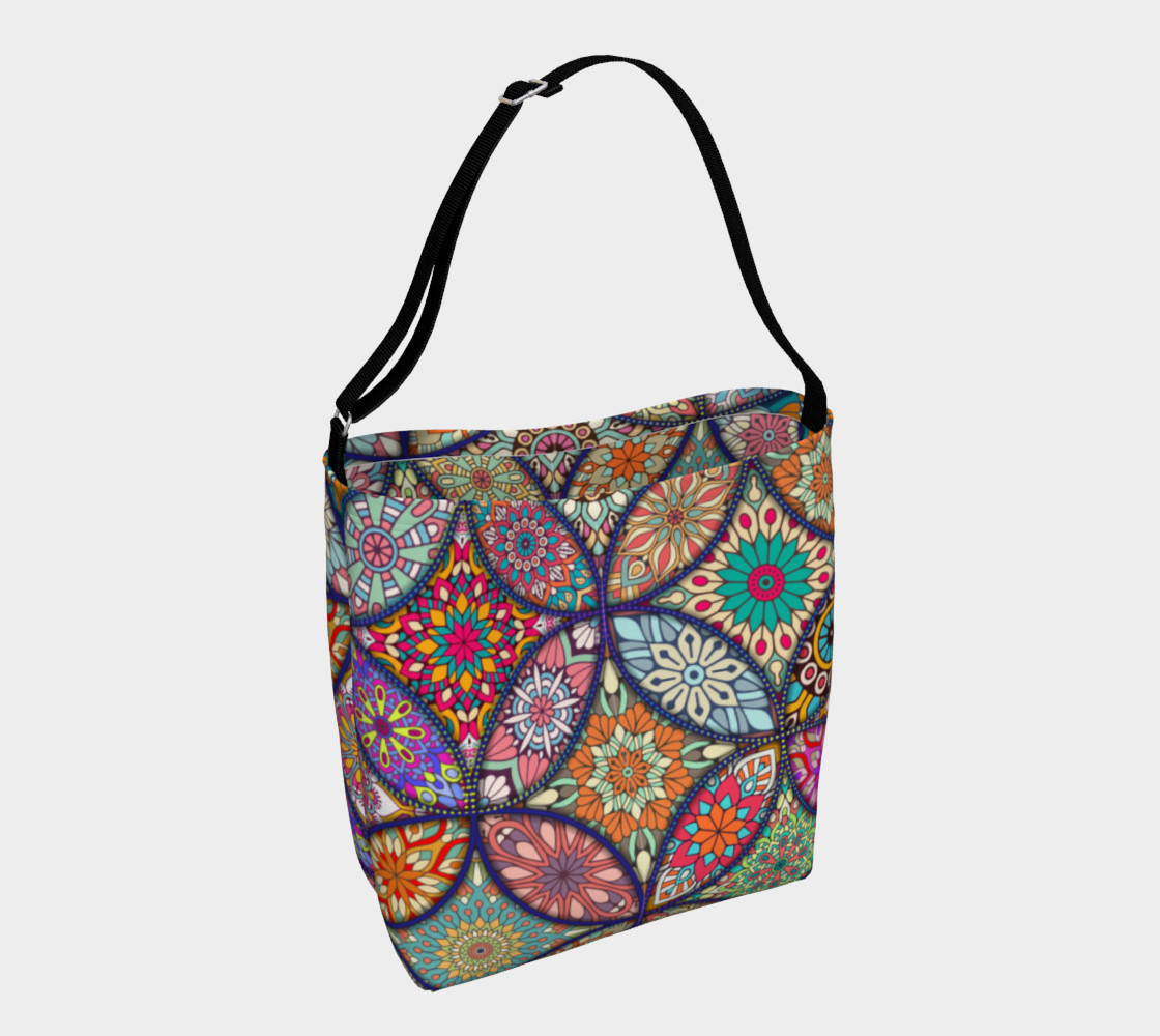 Vibrant Mandalas Day Tote preview #1