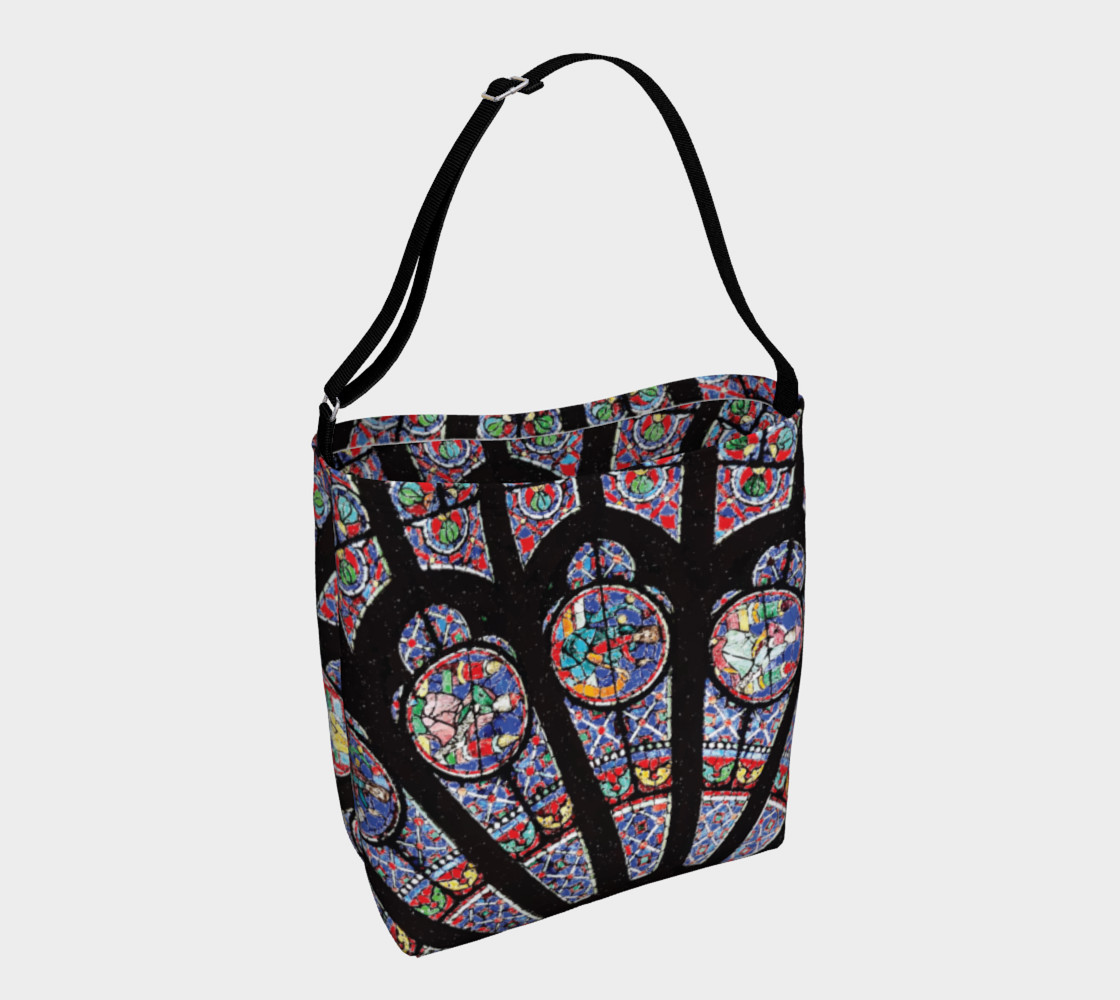 Rose South Window, Notre Dame Paris Day Tote preview #1