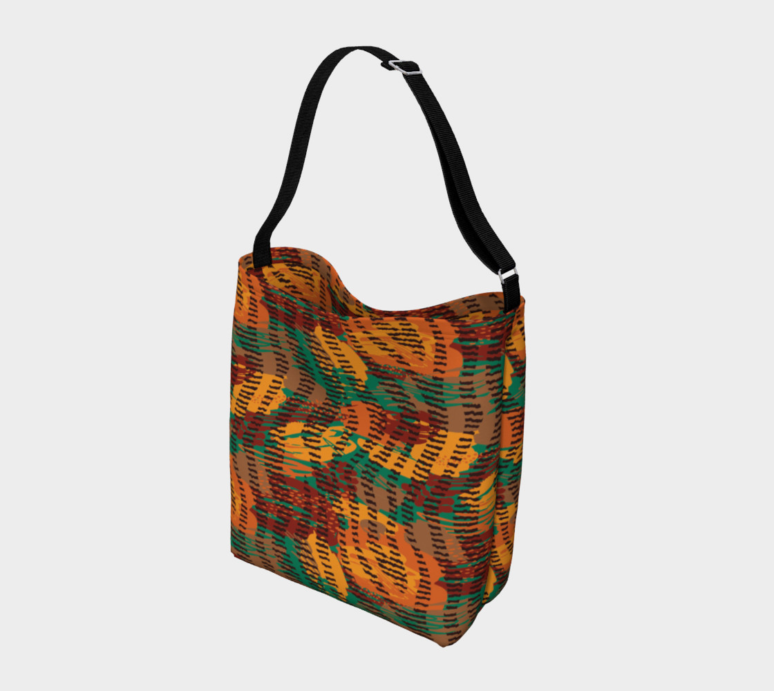 Abstract Animal Stripes Day Tote preview #2