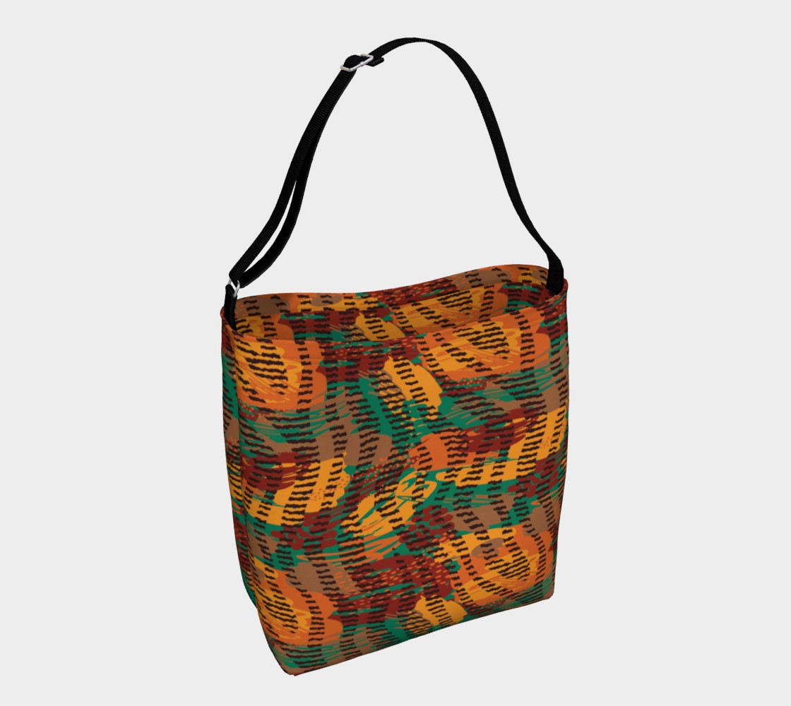 Abstract Animal Stripes Day Tote preview #1