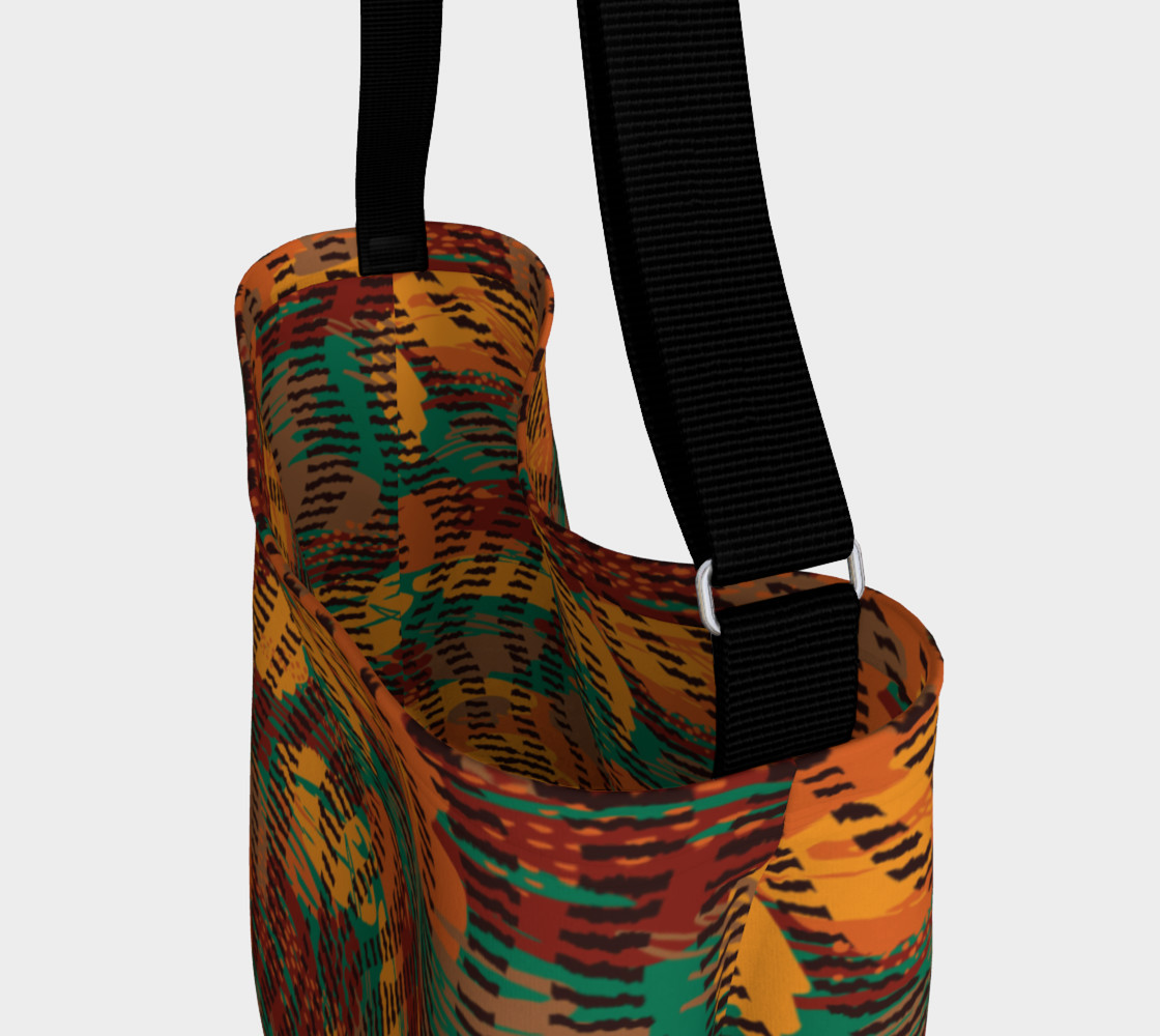 Abstract Animal Stripes Day Tote preview #3