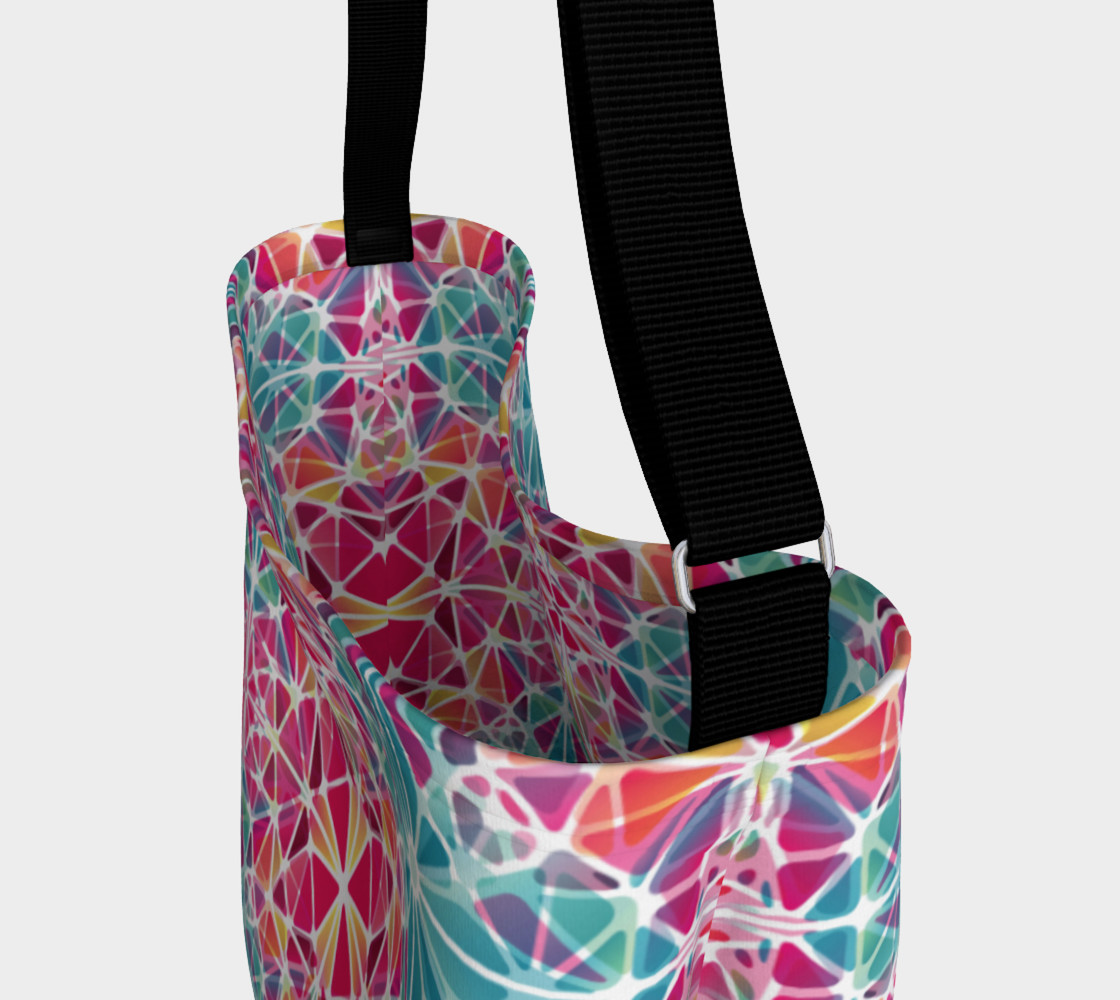 Pink and Blue Kaleidoscope Day Tote preview #3
