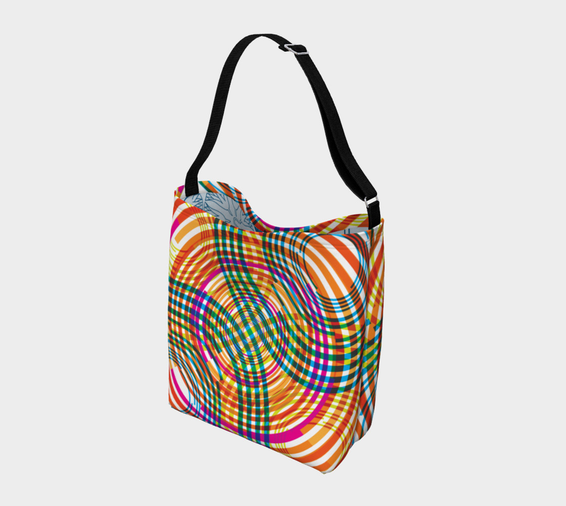 Aperçu de technicolor ripples day tote #2