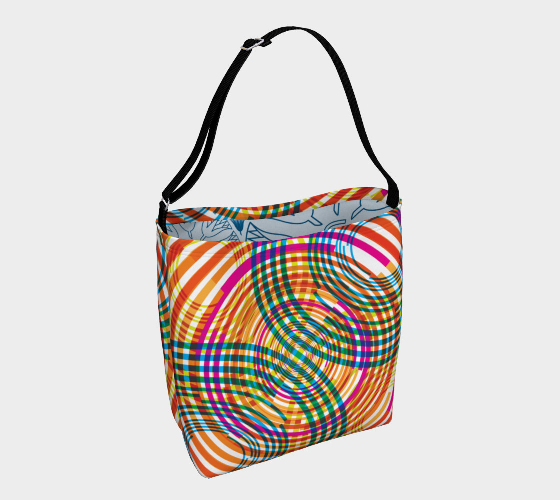 Aperçu de technicolor ripples day tote #1