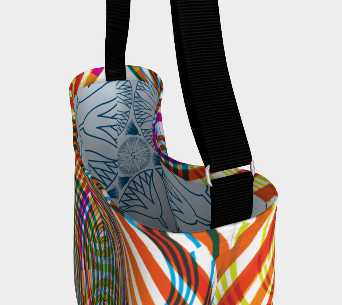 Aperçu de technicolor ripples day tote #3