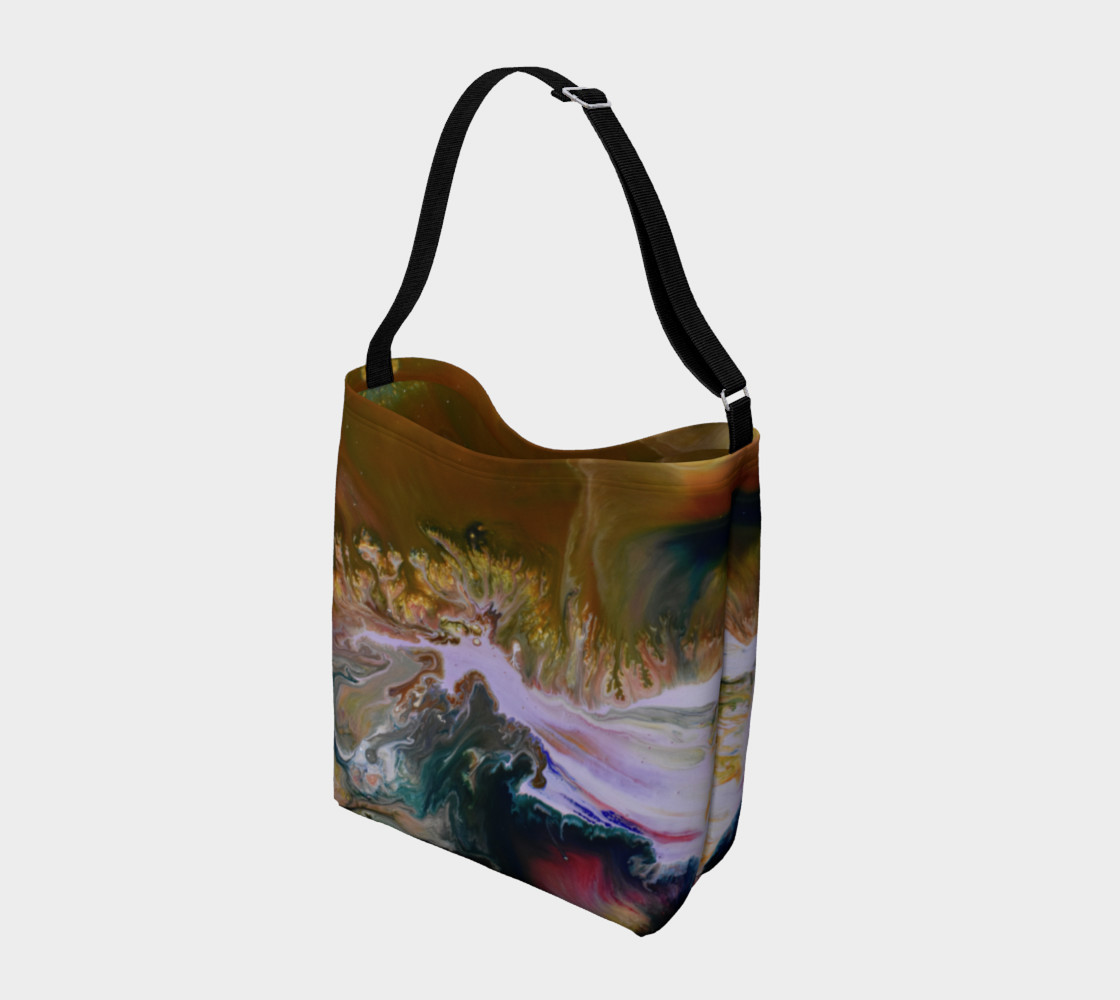 Aperçu de Golden Flowers Tote Bag #2