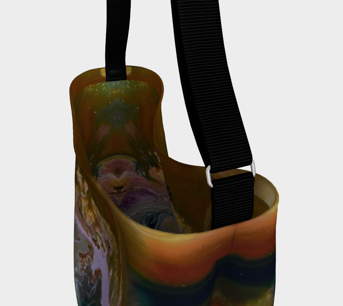 Aperçu de Golden Flowers Tote Bag #3