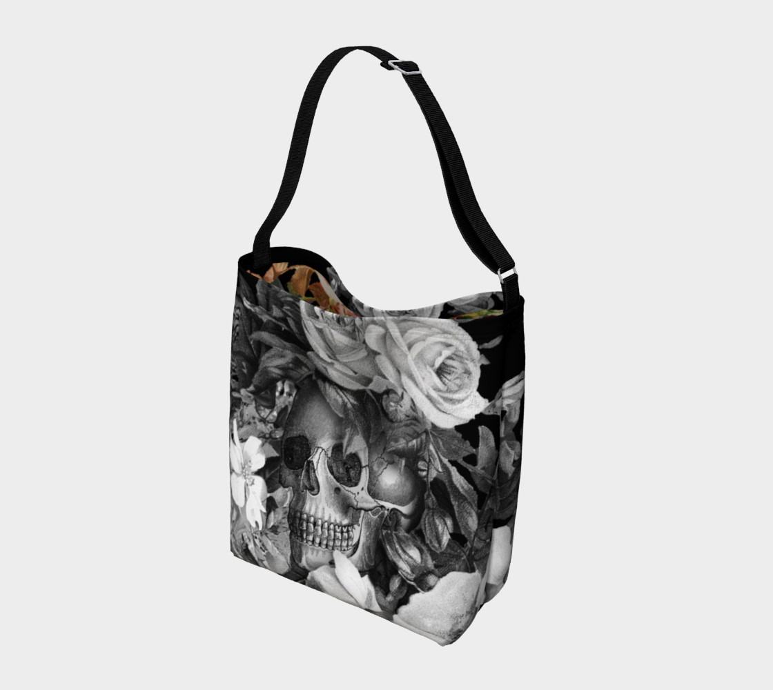 Skull Floral Day Tote preview #2