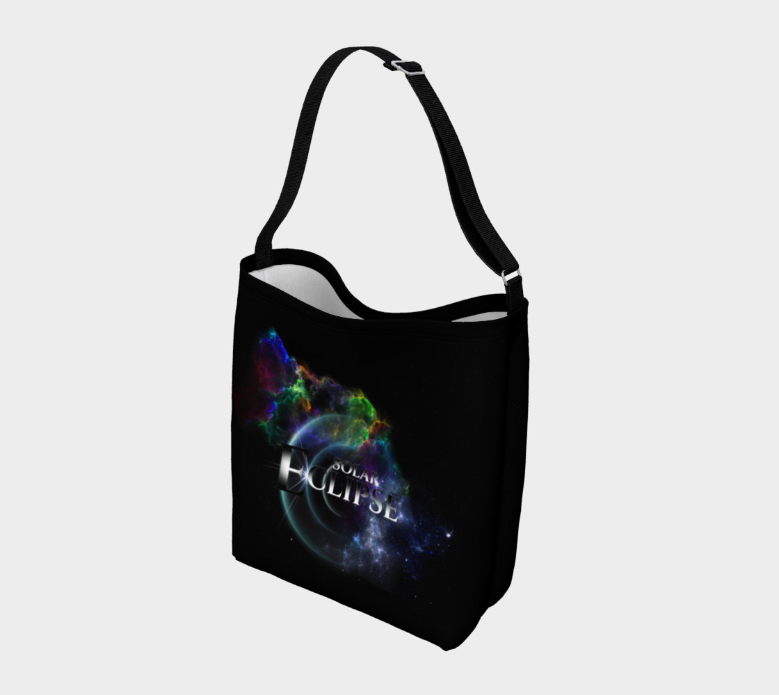 Solar Eclipse Fractal Art Spacescape Day Tote preview #2