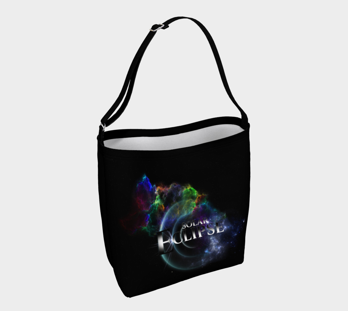 Solar Eclipse Fractal Art Spacescape Day Tote preview #1