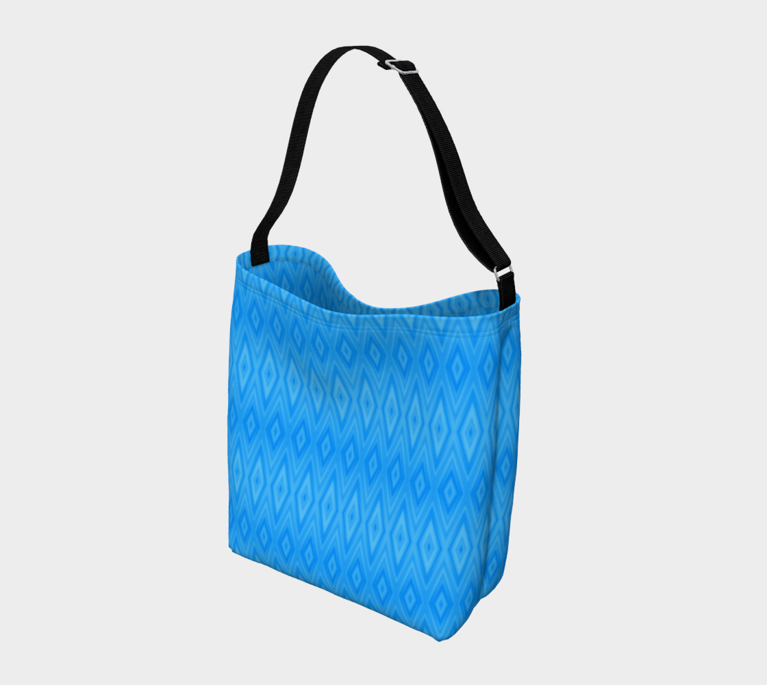 Turquoise and Blue Diamond Pattern preview #2