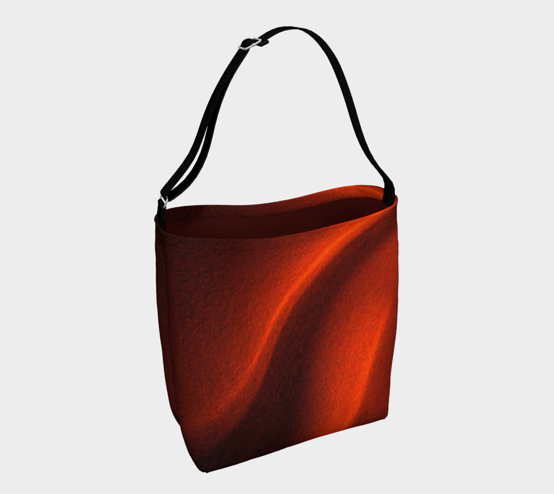 Red Chiaroscuro Day Tote Bag 3D preview