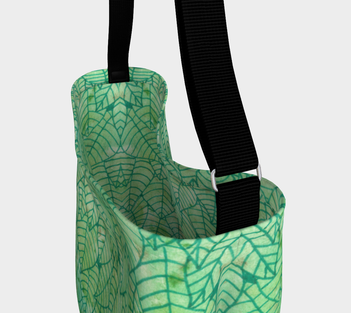 Green foliage Day Tote preview #3