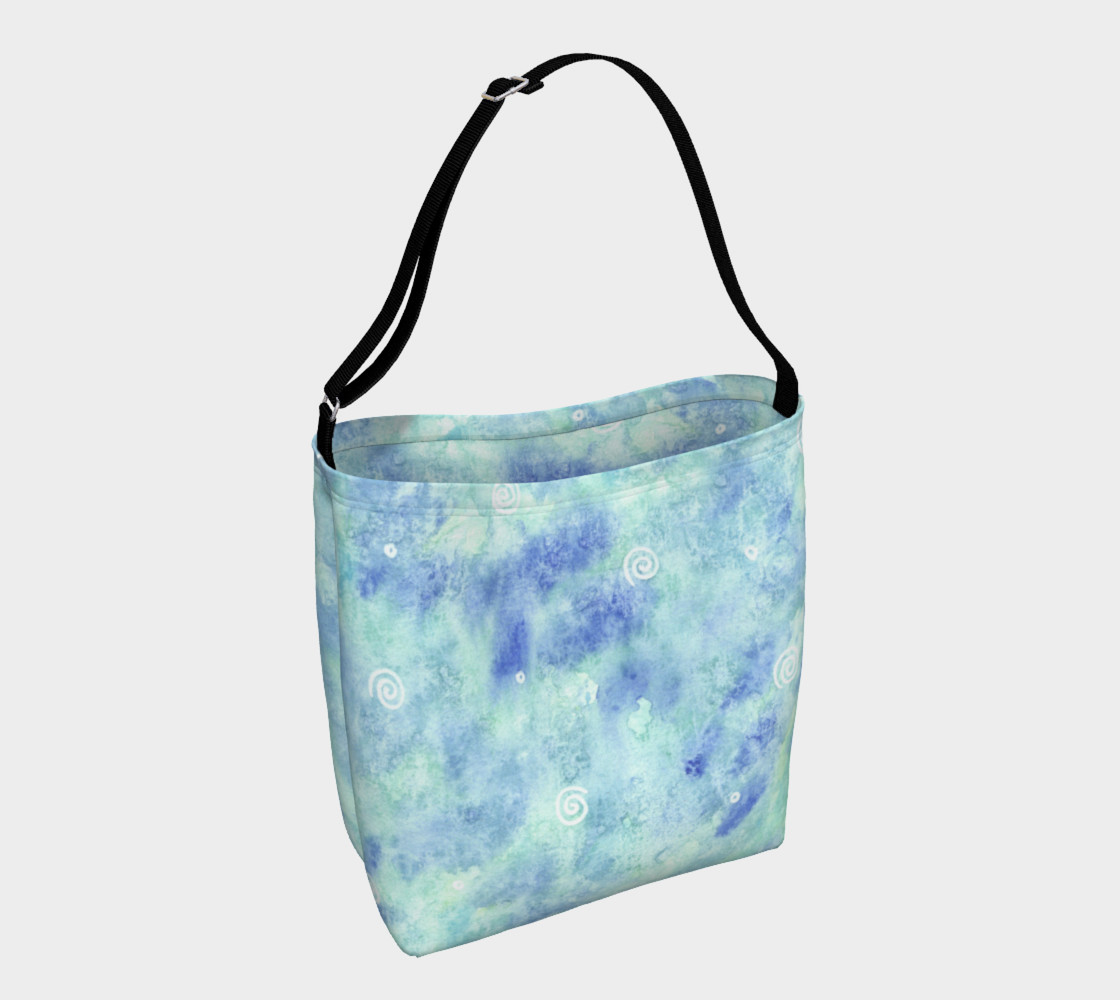 Blue lagoon Day Tote 3D preview