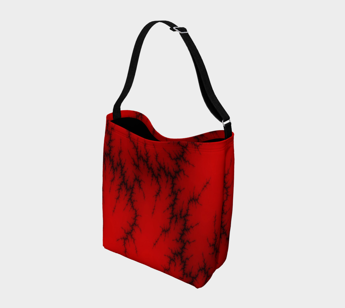 Red Lightning Day Tote Bag preview #2