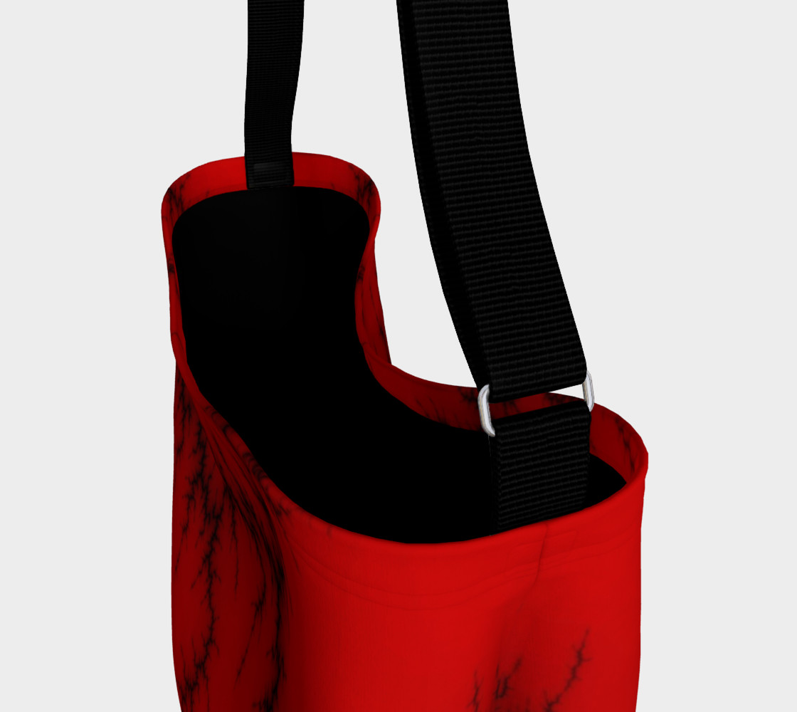 Red Lightning Day Tote Bag preview #3