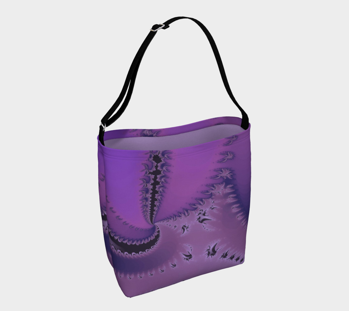 Purple Twilight Day Tote Bag 3D preview