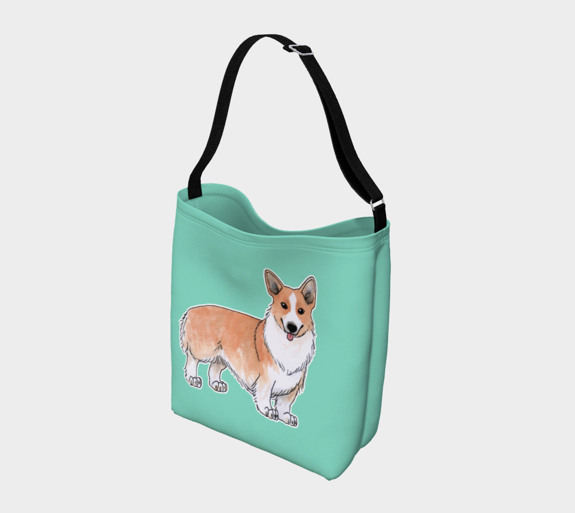 Welsh corgi dog Day Tote preview #2