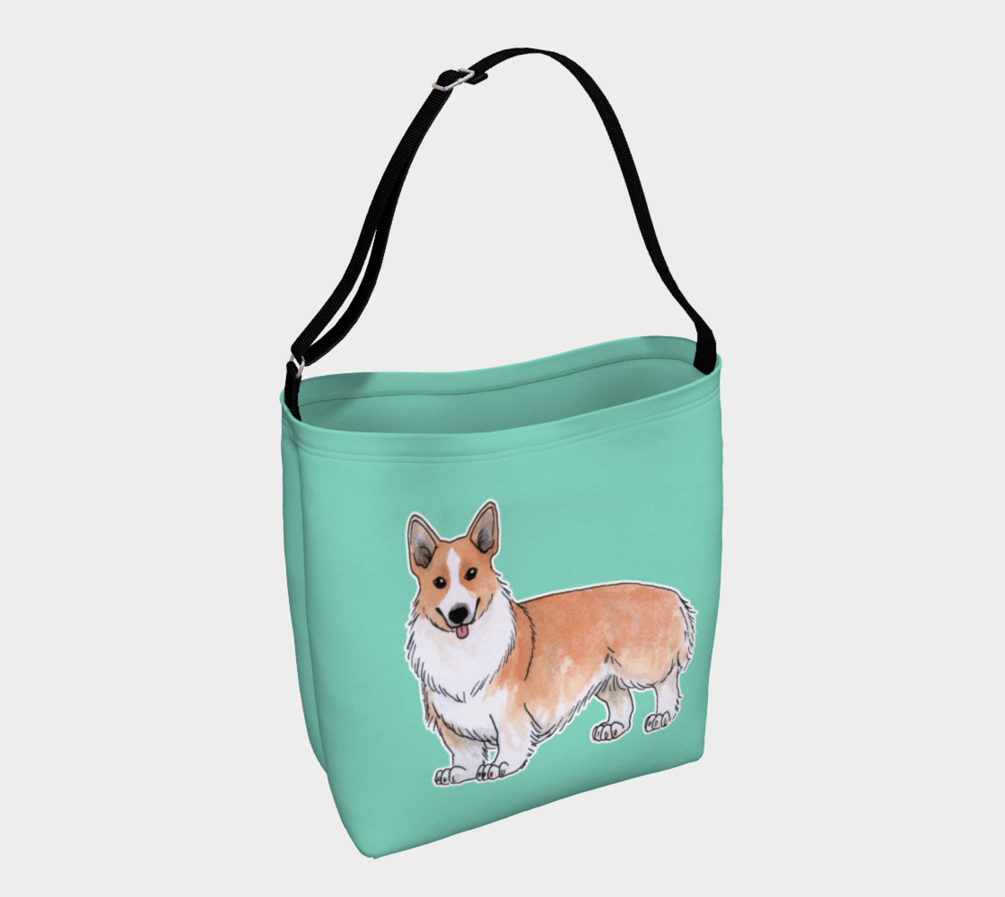 Welsh corgi dog Day Tote preview #1