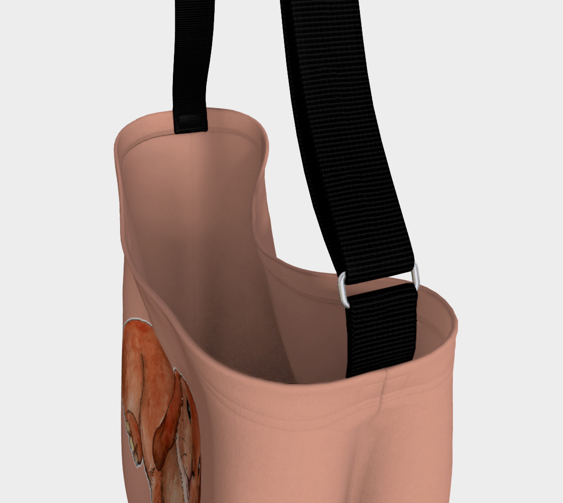 Red rabbit ram Day Tote preview #3