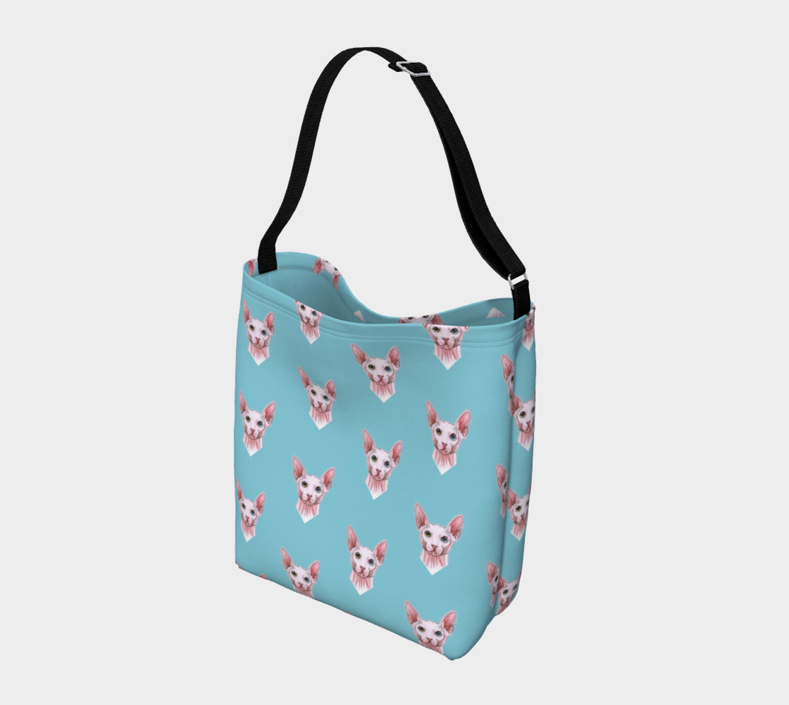 Sphynx cats pattern Day Tote thumbnail #3