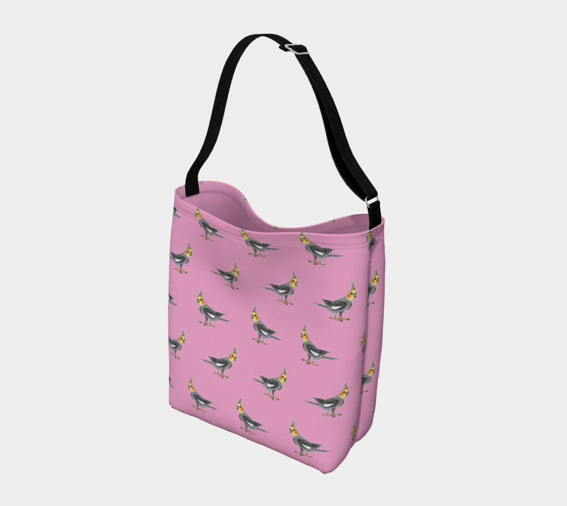 Cockateel birds pattern Day Tote preview #2