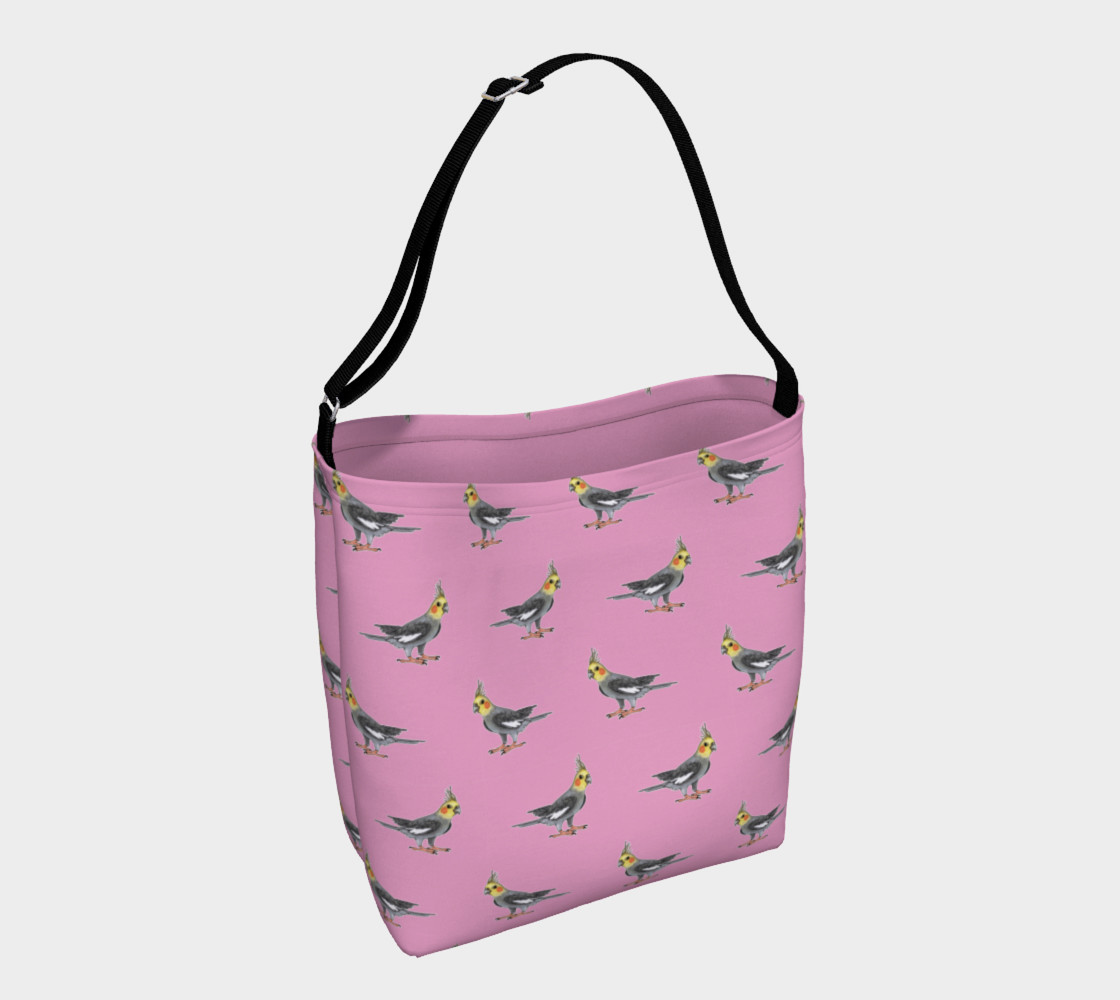Cockateel birds pattern Day Tote preview #1