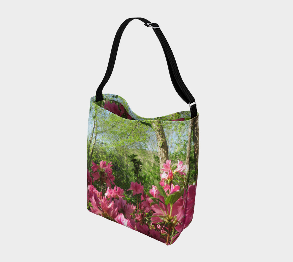 Pink Azalea at the Parthenon 3092 Day Tote preview #2