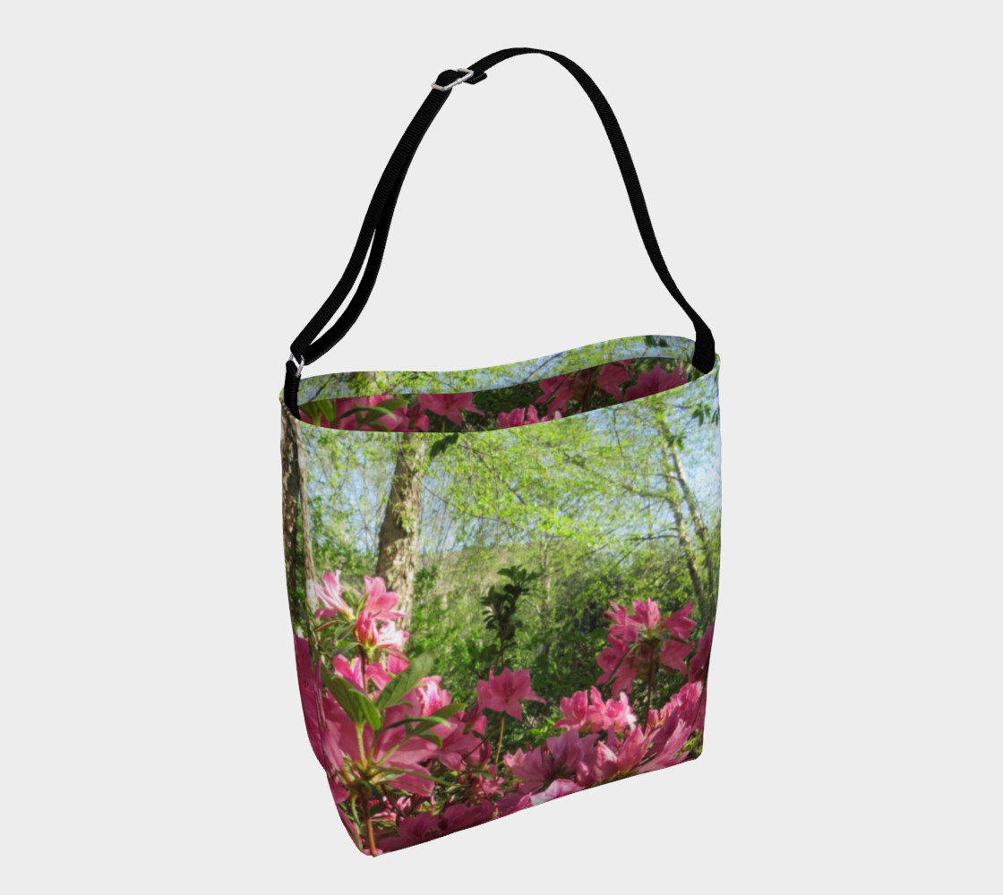 Pink Azalea at the Parthenon 3092 Day Tote preview #1