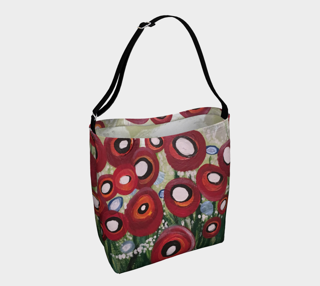 Whimsical Poppy Tote preview #1