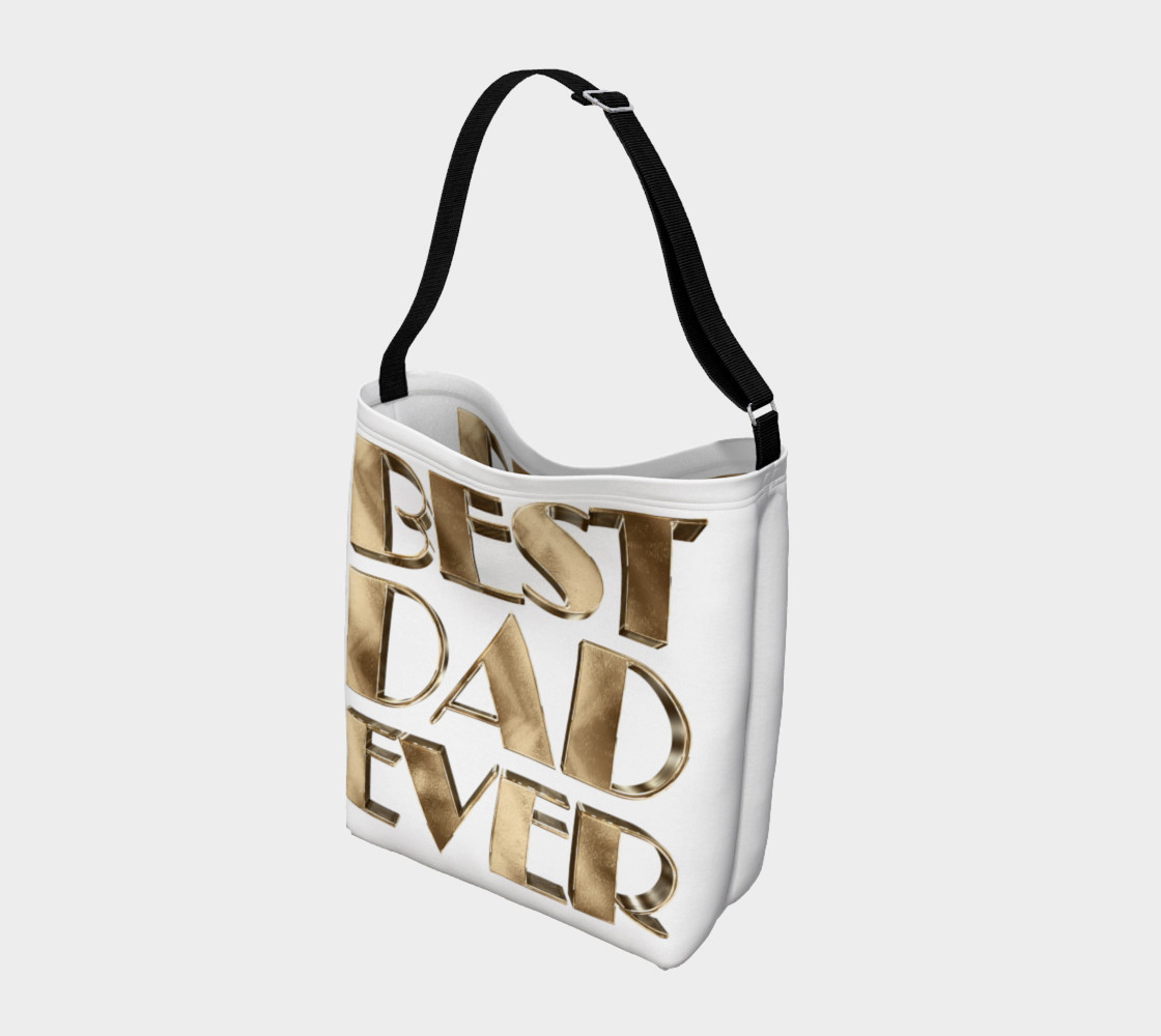 Aperçu de Best Dad Ever Gold Look Elegant Typography #2