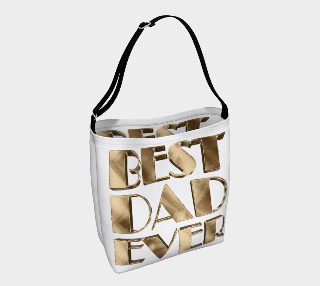 Aperçu de Best Dad Ever Gold Look Elegant Typography #1