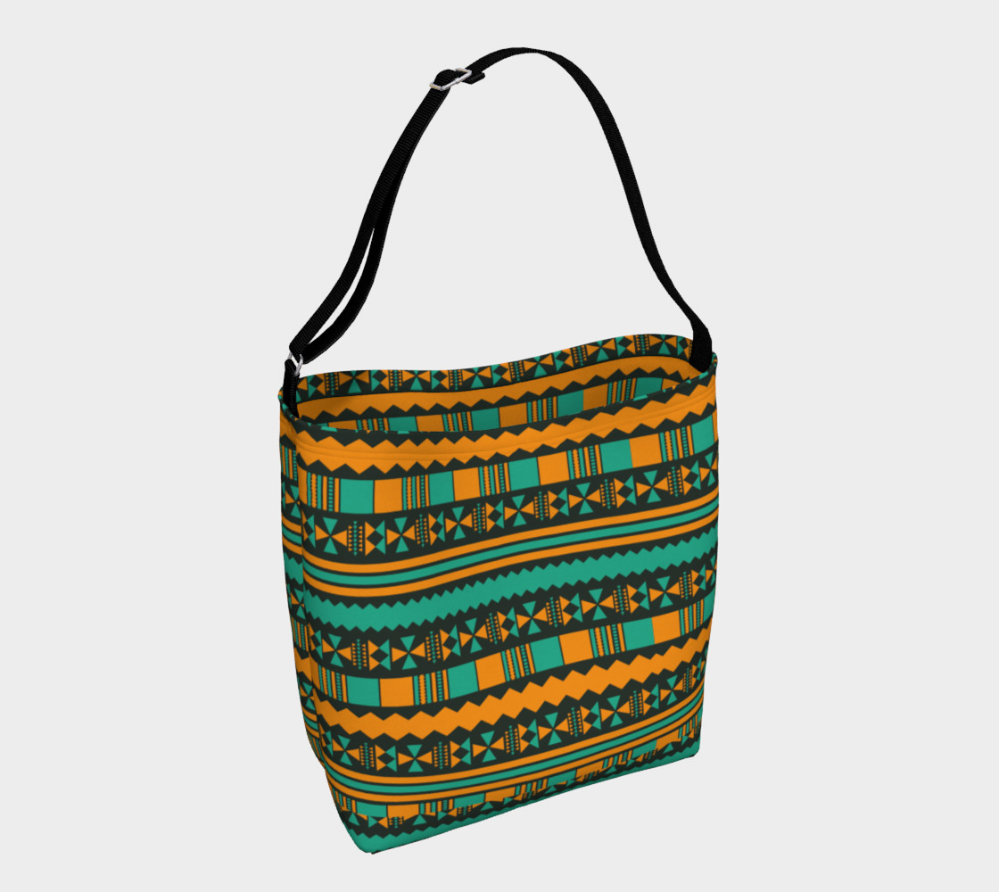 Green and Yellow Aztec Tribal preview #1