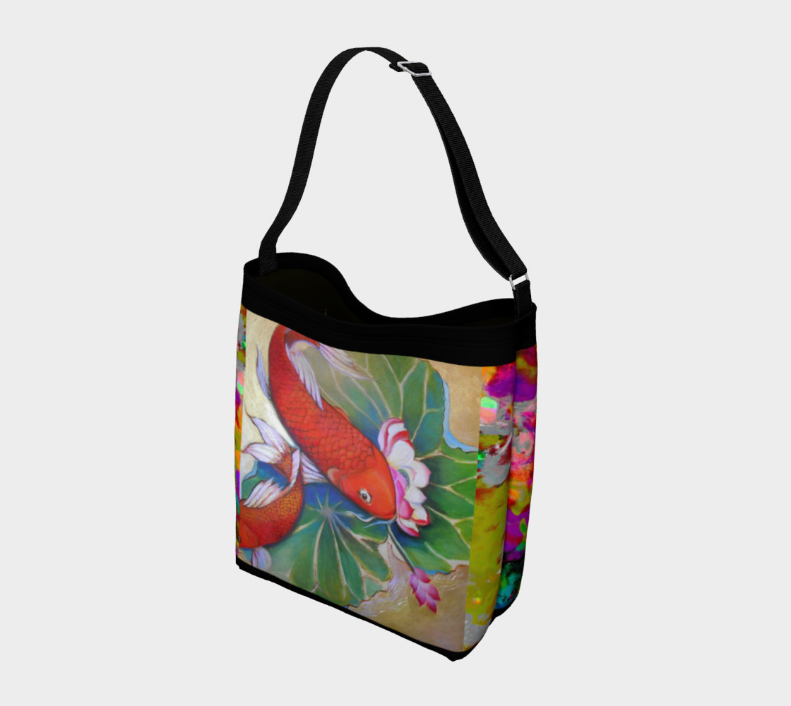 Koi and Lotus Day Tote preview #2