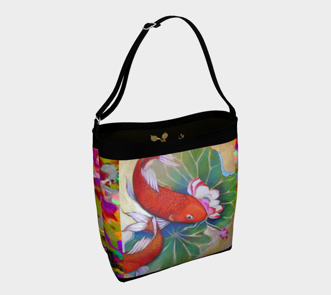 Koi and Lotus Day Tote preview #1