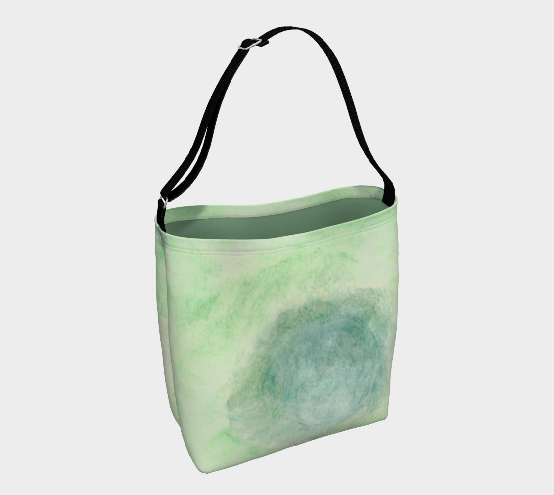 Green Dimension Flower Day Tote preview #1