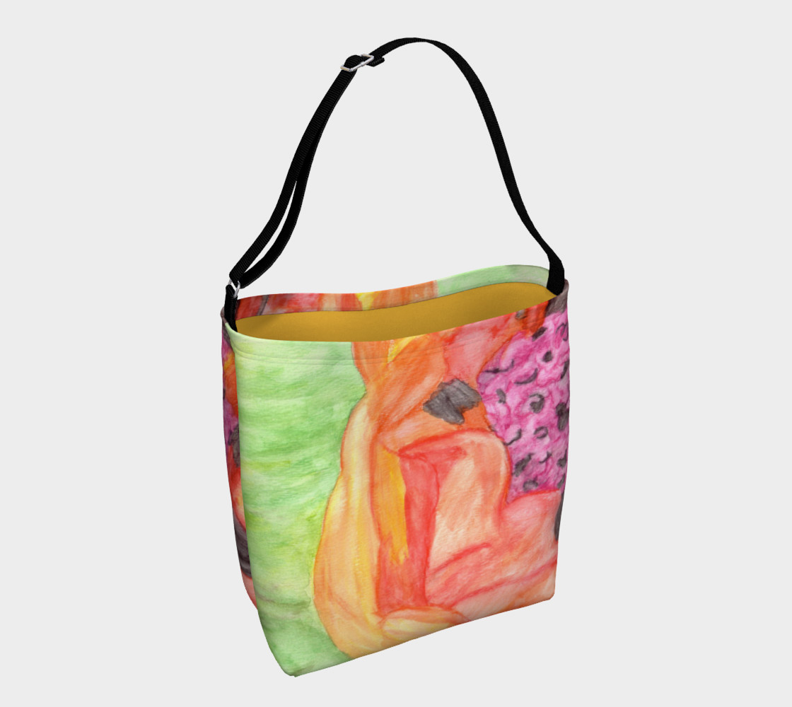 Giant Orange Poppy Day Tote preview #1