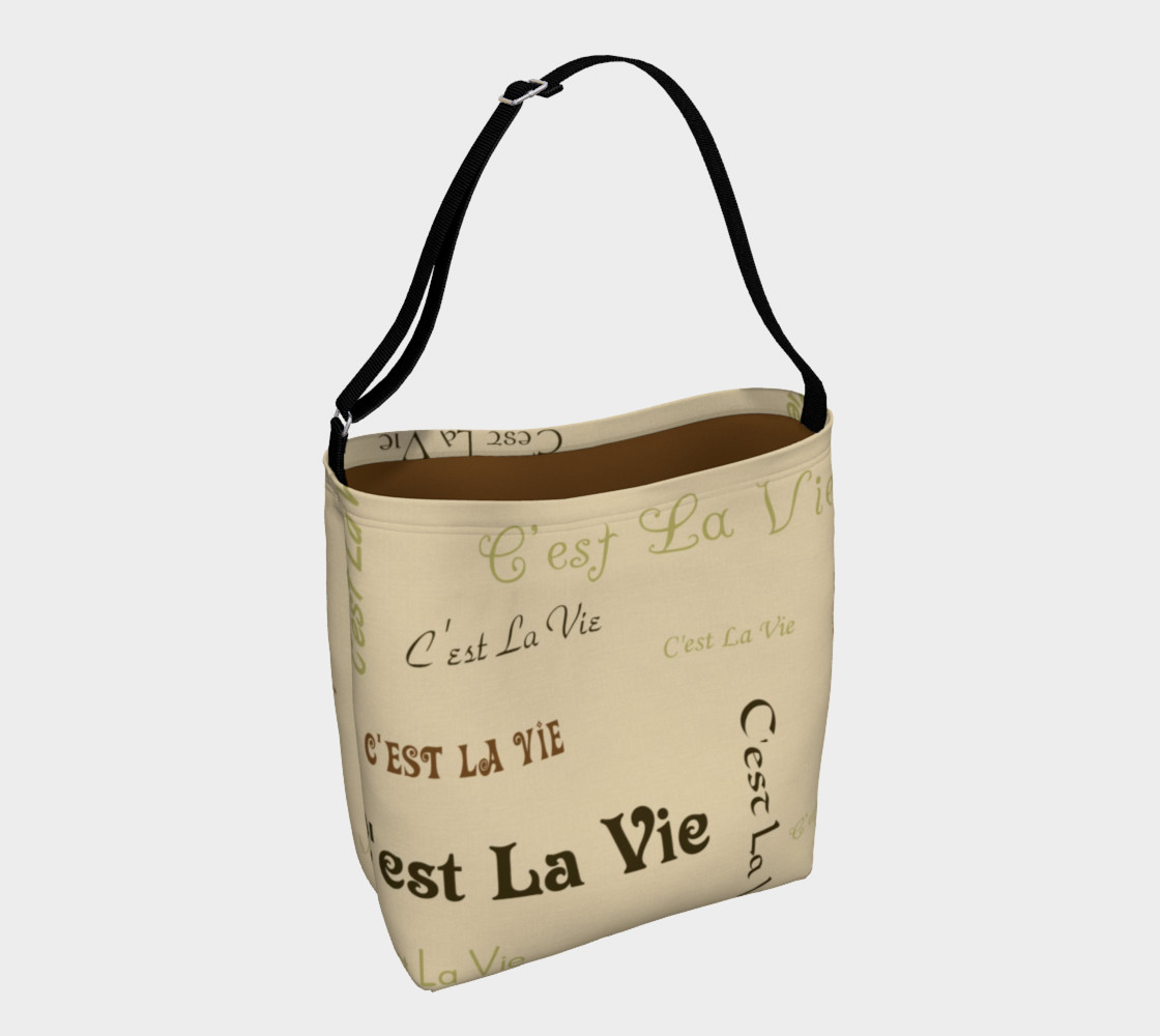Aperçu de Coffee C'est la Vie Day Tote #1