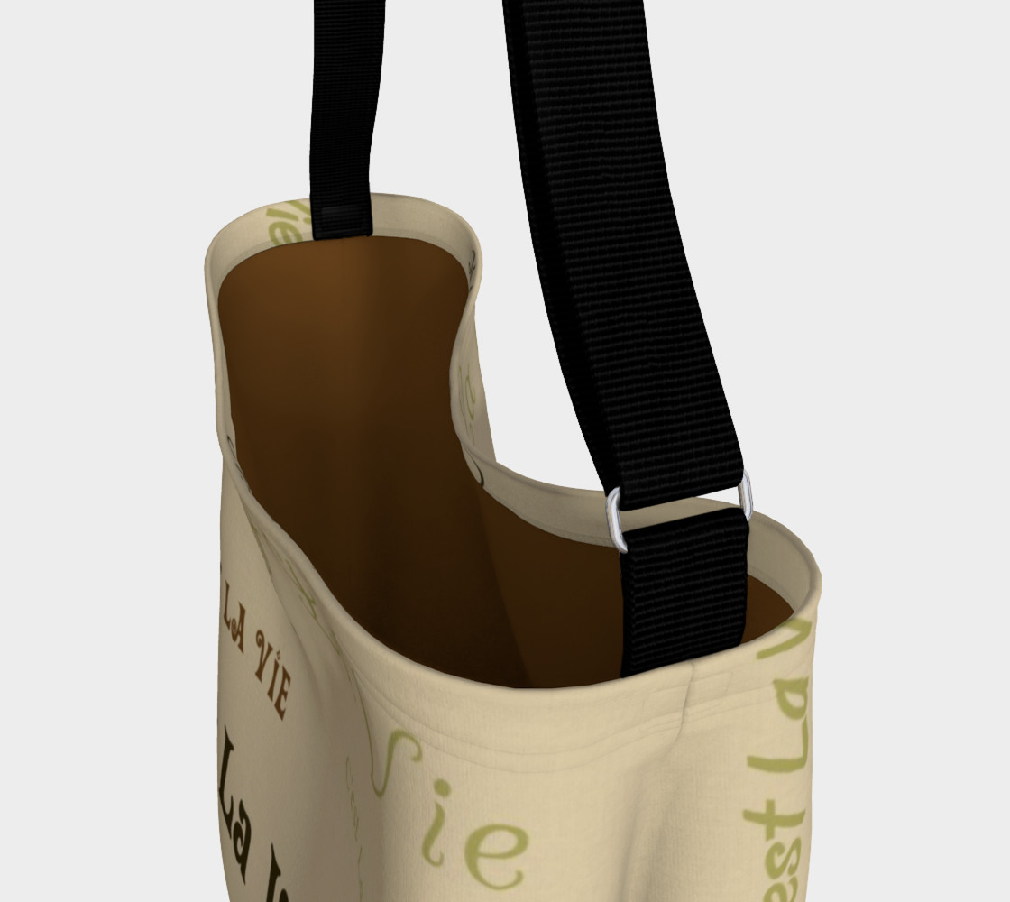Aperçu de Coffee C'est la Vie Day Tote #3