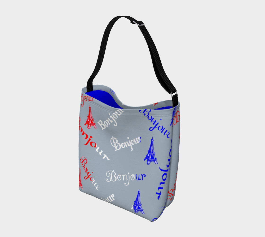 French Flag Bonjour Day Tote preview #2
