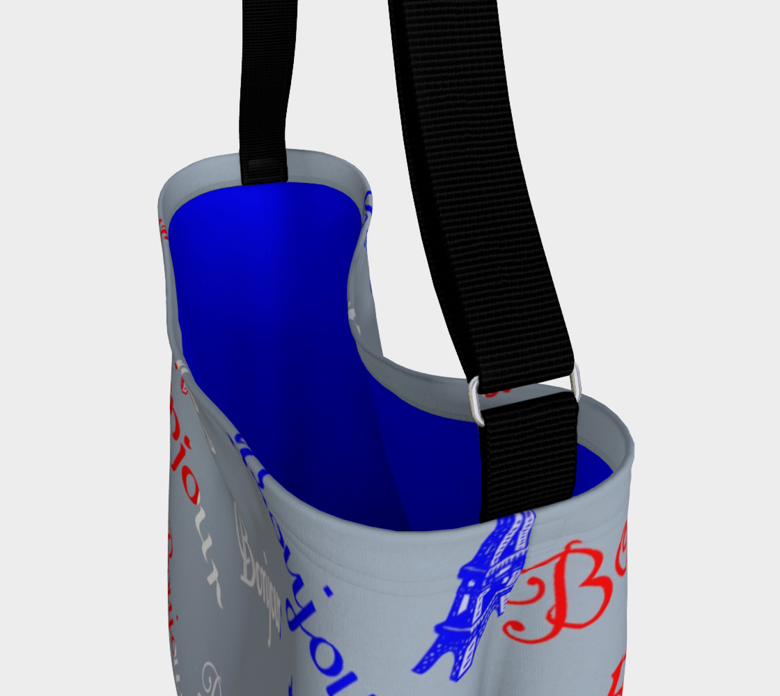 French Flag Bonjour Day Tote preview #3