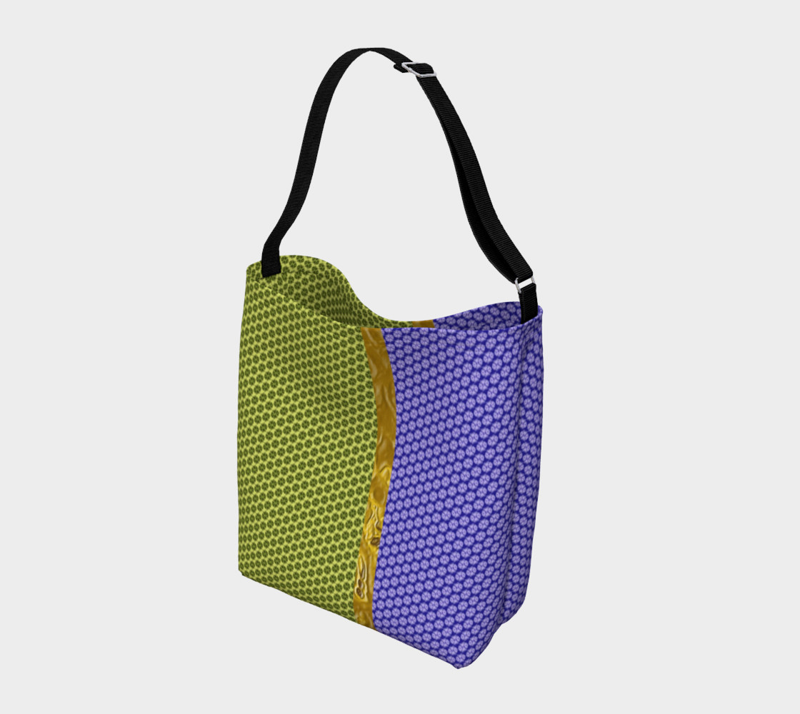 Blue and Yellow Scales Day Tote thumbnail #3