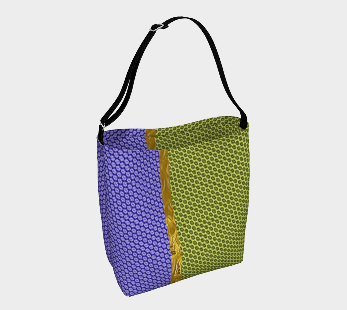 Blue and Yellow Scales Day Tote preview #1