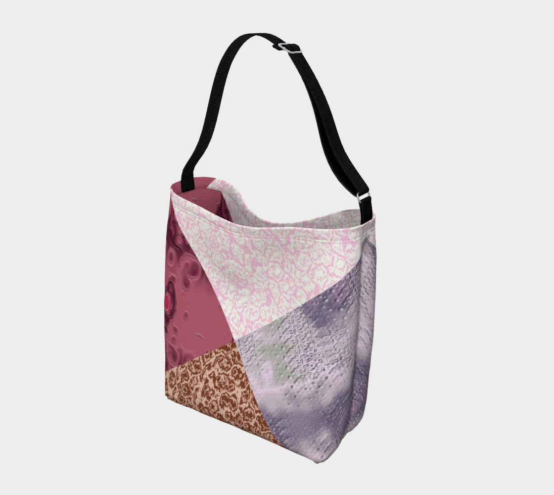 Patched in Pink Patterns Day Tote thumbnail #3