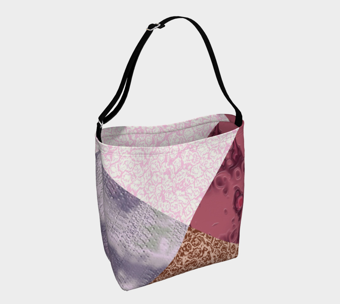 Patched in Pink Patterns Day Tote thumbnail #2