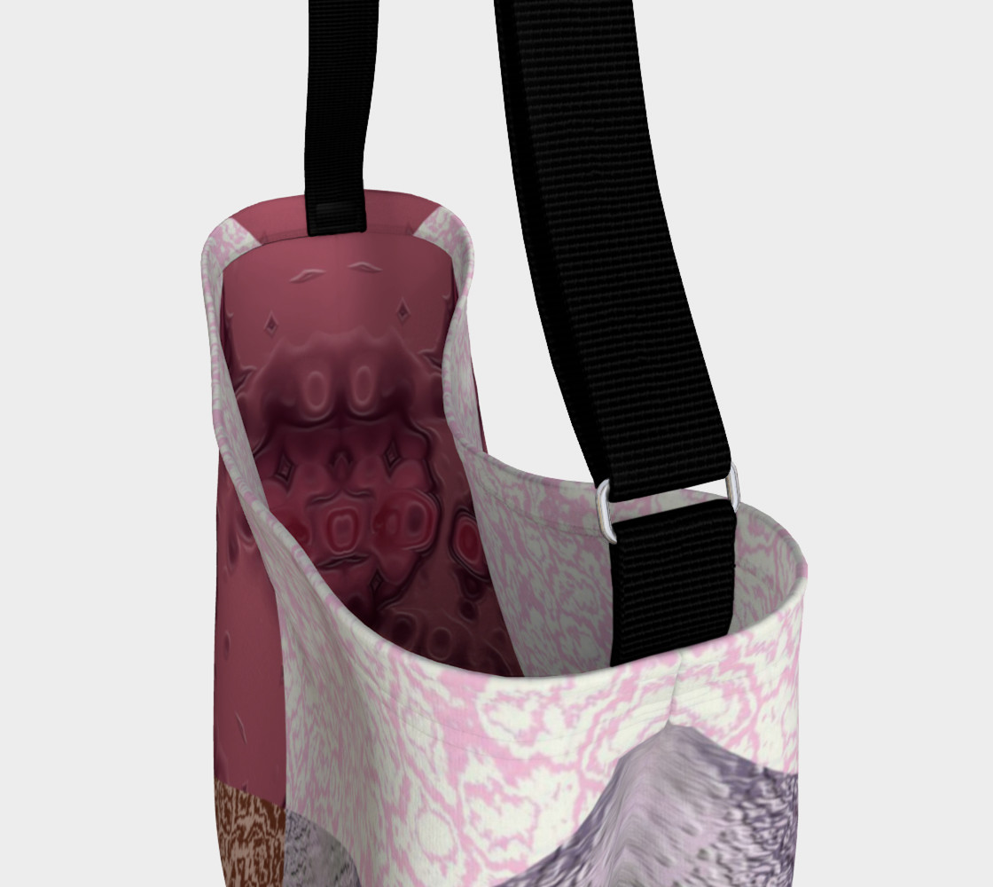 Patched in Pink Patterns Day Tote preview #3