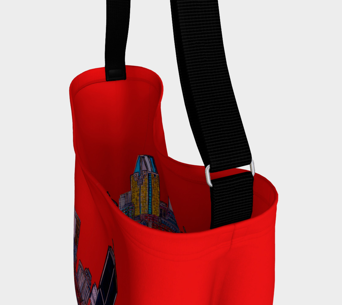 Aperçu de SAC - BAG ROUGE -ALL RED - MTL MONTRÉAL - CITY #3