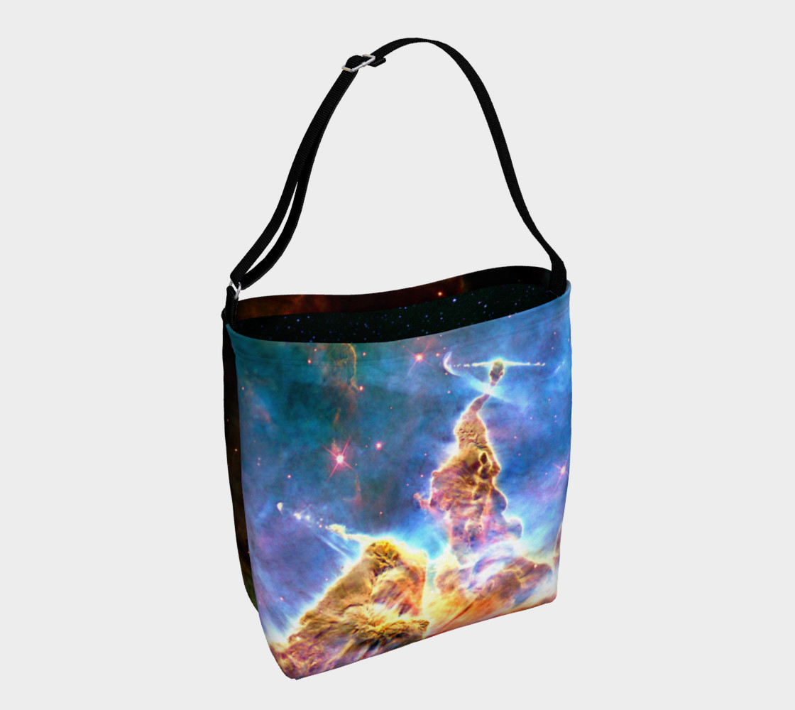 Mystic Nebula Tote Bag 3D preview