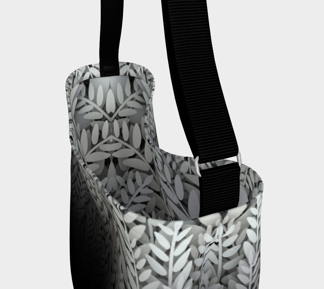 Black and White - Fern Tote Bag preview #3