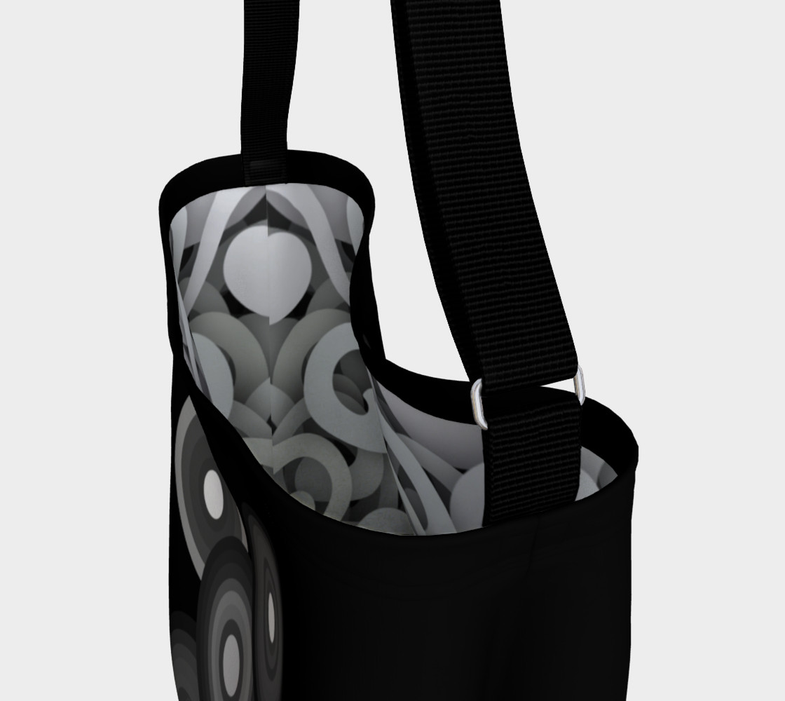 Black and White - Roundabout Tote Bag preview #3
